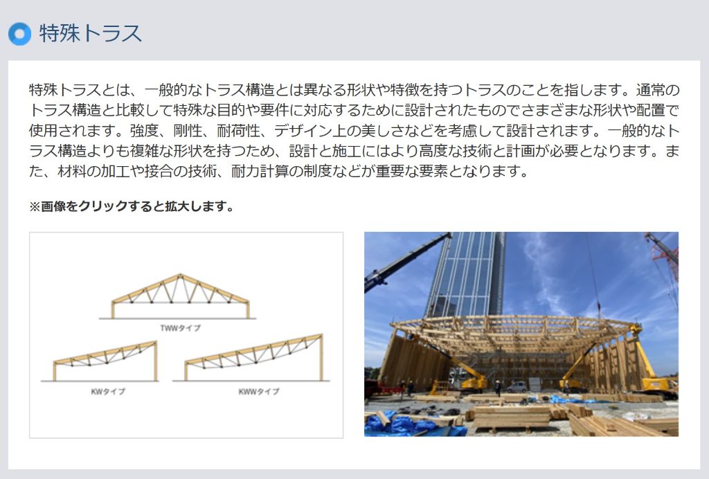 特殊トラス構造図